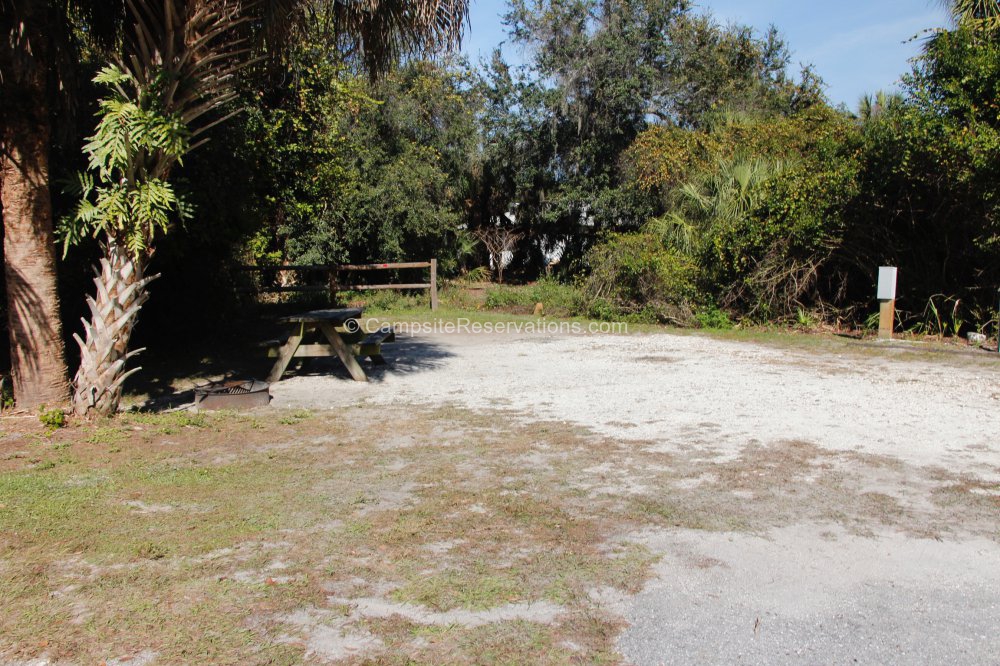 Photo of Campsite 27 in Lake Manatee State Park Campground at Lake